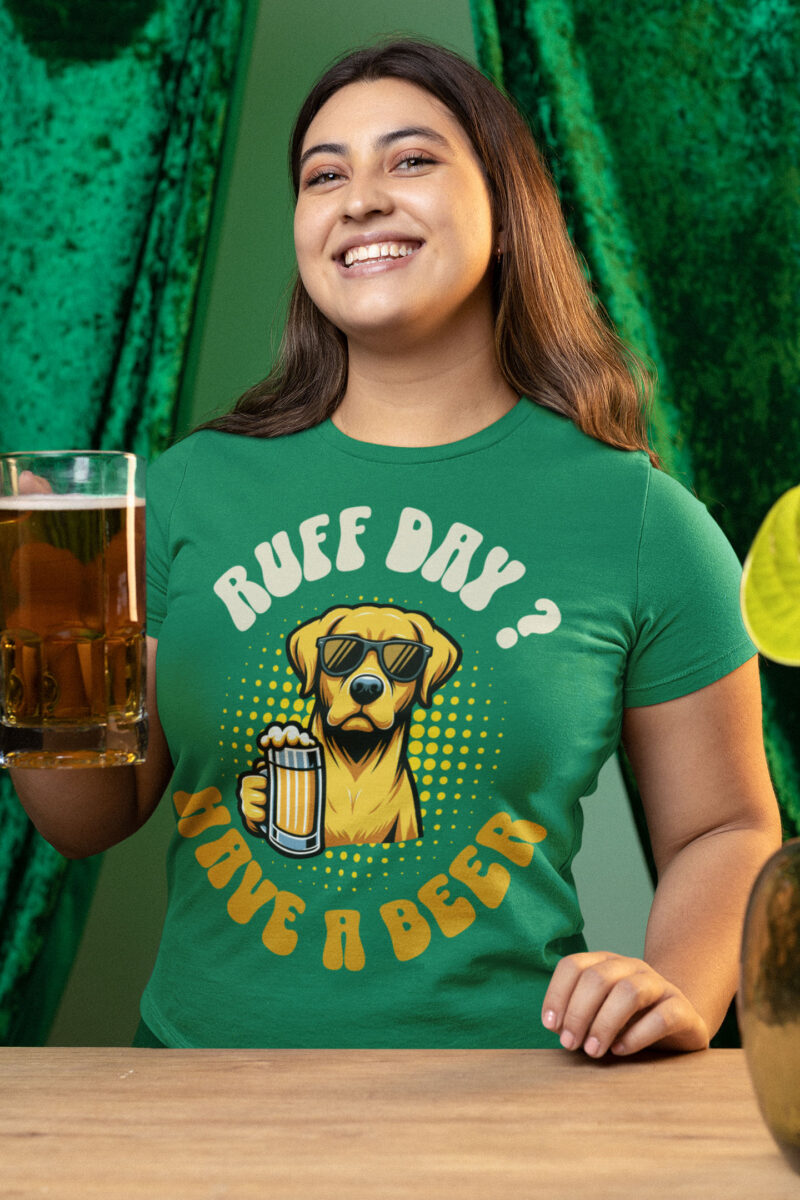 day drinking funny t-shirt dog drink