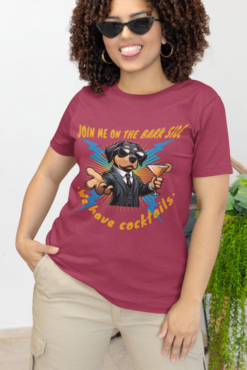 funny drinking and dog shirt